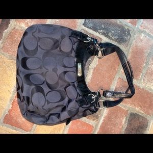 Black Coach shoulder bag